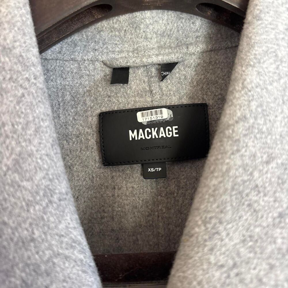 Mackage Double Face Wool Wrap Mai Coat 100% wool, size XS - Picture 4 of 10
